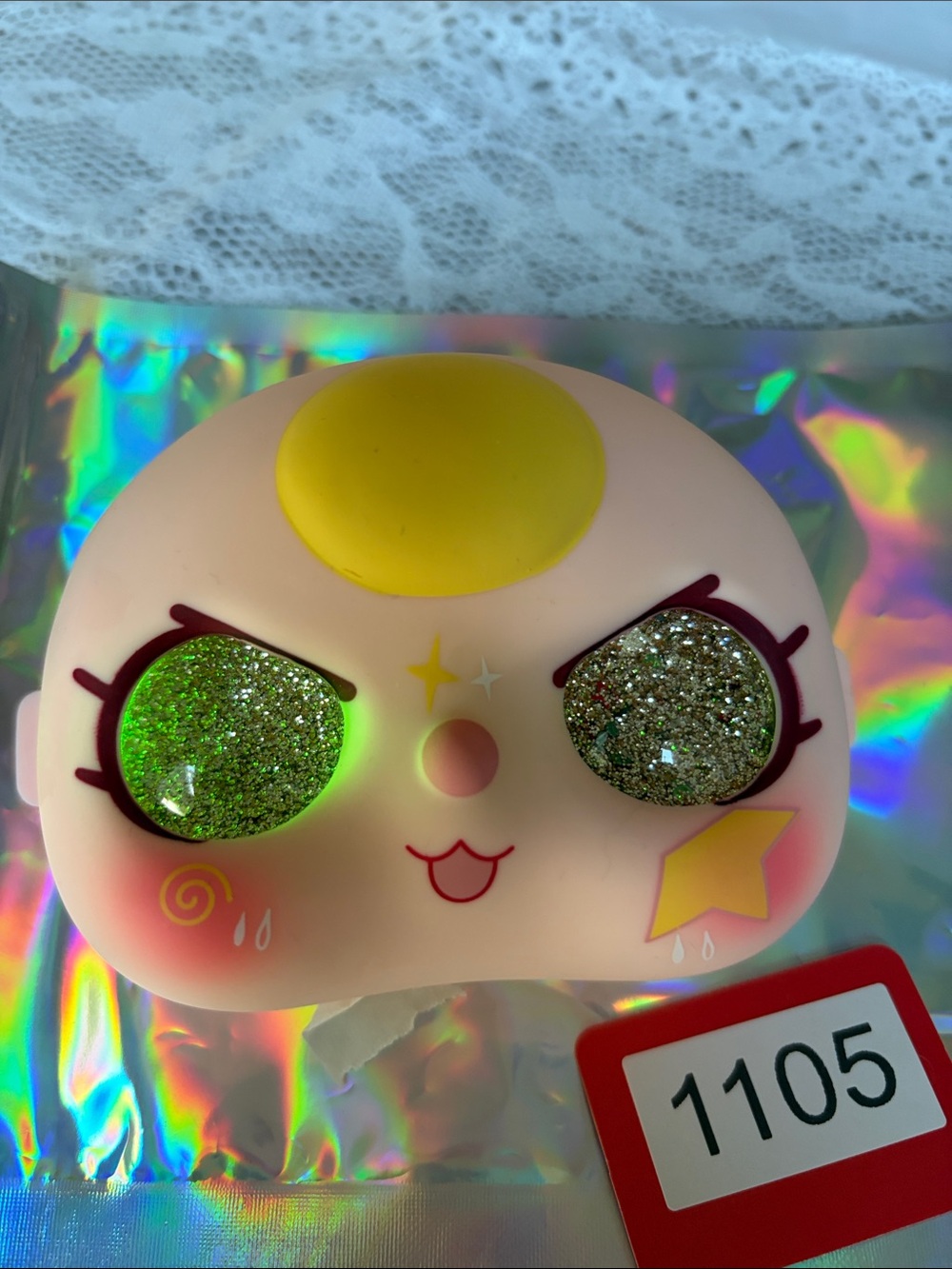 1105, BB3 400% Glitter Eye Face. Eyes Light up